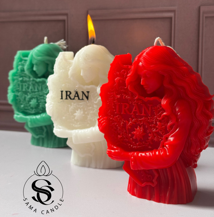 شمع دستساز دختر ایران