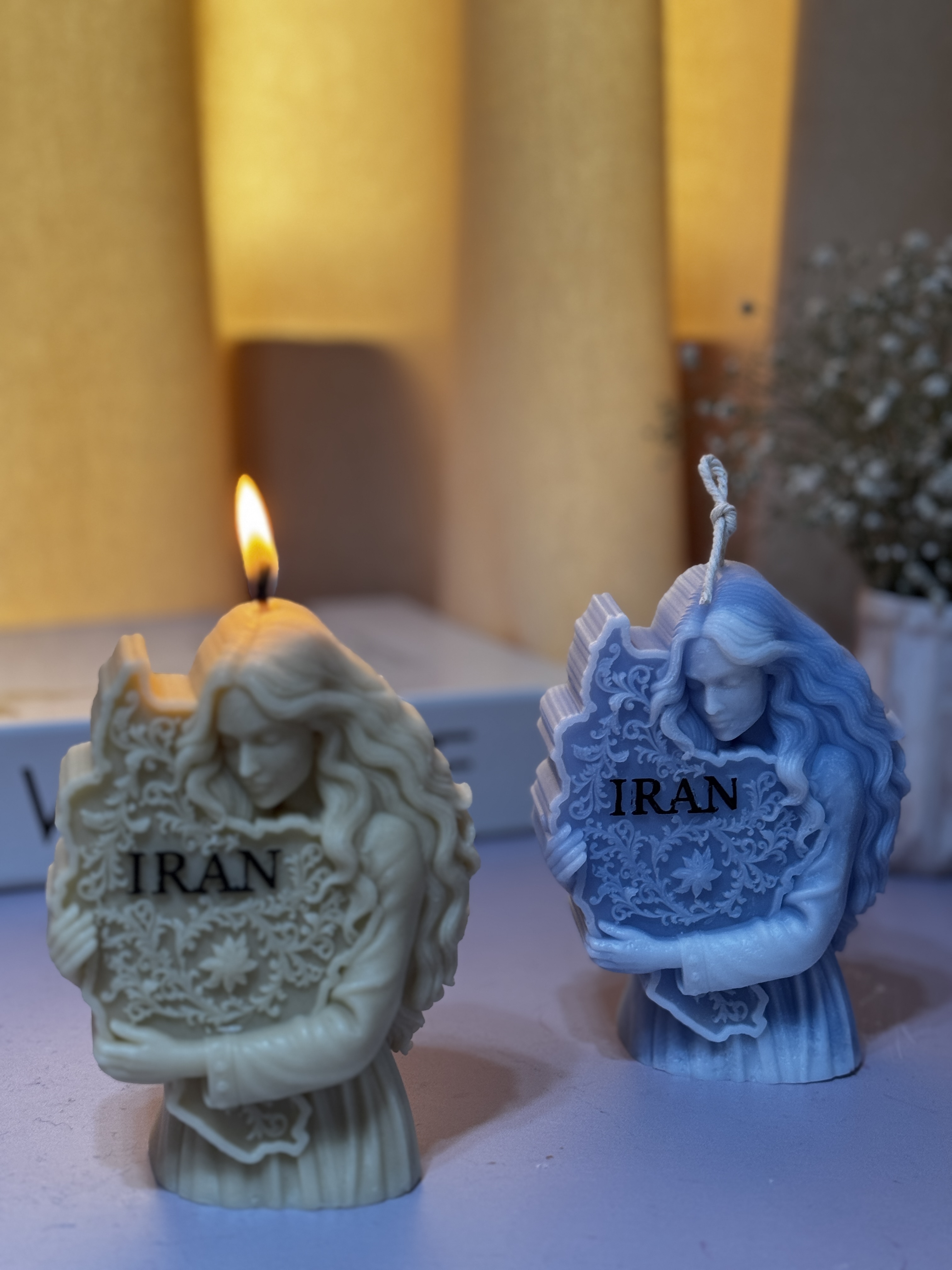شمع دستساز دختر ایران